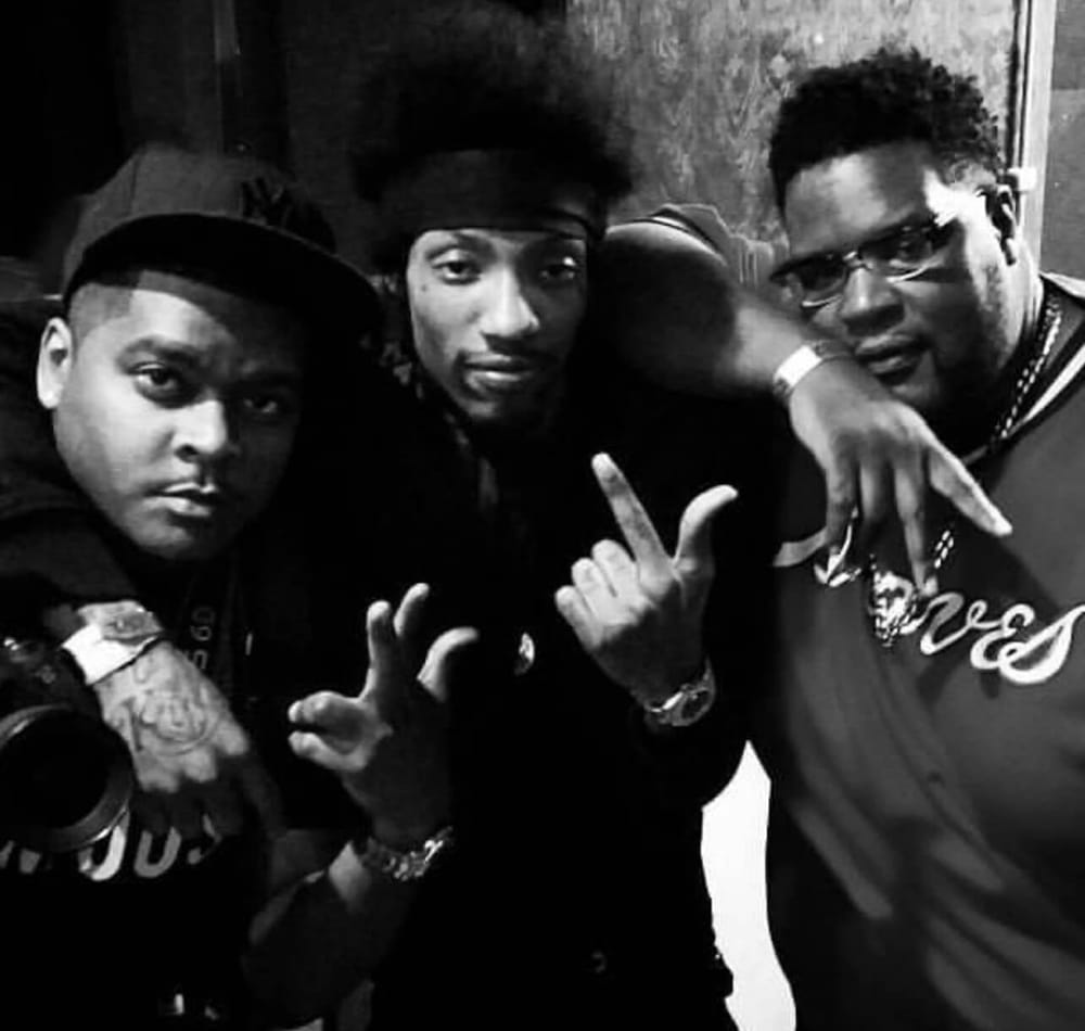 MANNY P with Sonny Digital and Honorable C Note in Atlanta