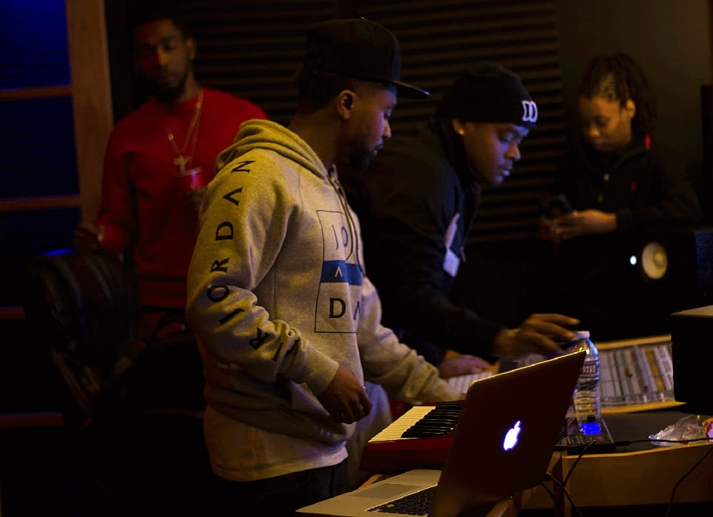 MANNY P and Zaytoven in ATL Studio