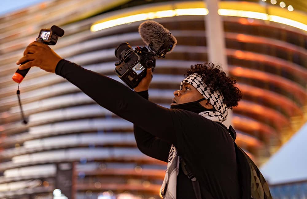 MANNY P working cameras in Dubai